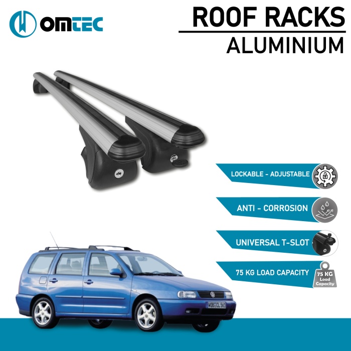 Bare Transversale Volkswagen Passat [1996-2000] Omtec Aluminiu - Argintiu - imagine 2