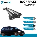 Bare Transversale Chrysler Voyager [1996-2001] Omtec Aluminiu - Argintiu - imagine 2