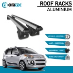 Bare Transversale Citroen C3 Picasso [2009-2017] Omtec Aluminiu - Argintiu - imagine 2