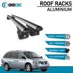 Bare Transversale Dodge Caravan [2000-2007] Omtec Aluminiu - Argintiu - imagine 2