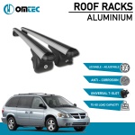 Bare Transversale Dodge Grand Caravan [2000-2007] Omtec Aluminiu - Argintiu - imagine 2