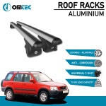 Bare Transversale Honda Cr-V [1997-2002] Omtec Aluminiu - Argintiu - imagine 2