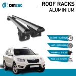 Bare Transversale Hyundai Santa Fe [2005-2012] Omtec Aluminiu - Argintiu - imagine 2