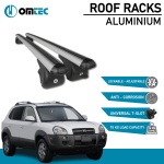 Bare Transversale Hyundai Tucson [2004-2010] Omtec Aluminiu - Argintiu - imagine 2