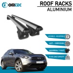 Bare Transversale Infiniti Fx37 [2008-2013] Omtec Aluminiu - Argintiu - imagine 2