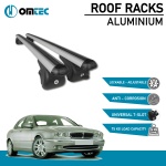 Bare Transversale Jaguar X-Type [2001-2009] Omtec Aluminiu - Argintiu - imagine 2