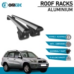 Bare Transversale Toyota Rav4 [2000-2004] Omtec Aluminiu - Negru - imagine 2
