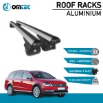 Bare Transversale Volkswagen Passat [2010-2015] Omtec Aluminiu - Negru - imagine 2