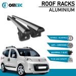 Bare Transversale Fiat Fiorino/Qubo [2008 ->] Omtec Aluminiu - Argintiu - imagine 2