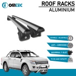 Bare Transversale Ford Ranger [2011 ->] Omtec Aluminiu - Argintiu - imagine 2