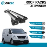 Bare Transversale Hyundai H-1 [2008 ->] Omtec Aluminiu - Argintiu - imagine 2