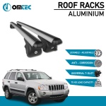Bare Transversale Jeep Cherokee [2008-2013] Omtec Aluminiu - Argintiu - imagine 2