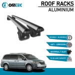 Bare Transversale Chrysler Voyager [2008-2016] Omtec Aluminiu - Argintiu - imagine 2