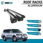 Bare Transversale Mitsubishi Montero [1999-2006] Omtec Aluminiu - Argintiu - imagine 2