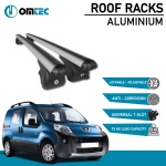 Bare Transversale Peugeot Bipper [2008-2016] Omtec Aluminiu - Argintiu - imagine 2