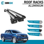 Bare Transversale Ssangyong Grand Musso [2018 ->] Omtec Aluminiu - Argintiu - imagine 2