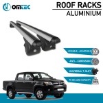 Bare Transversale Toyota Hilux [2005-2015] Omtec Aluminiu - Argintiu - imagine 2