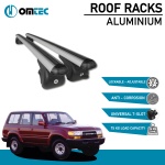 Bare Transversale Toyota Land Cruiser [1990-1997] Omtec Aluminiu - Argintiu - imagine 2
