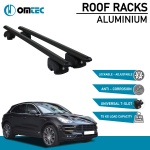 Bare Transversale Porsche Macan [2014 ->] Omtec Aluminiu - Negru - imagine 2