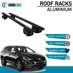 Bare Transversale Volvo Xc60 [2009-2017] Omtec Aluminiu - Negru - imagine 2
