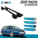 Bare Transversale Audi A3 [2004-2012] Omtec Aluminiu - Negru - imagine 2