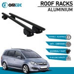 Bare Transversale Opel Zafira [2005-2014] Omtec Aluminiu - Negru - imagine 2