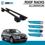 Bare Transversale Audi Q5 [2017 ->] Omtec Aluminiu - Negru - imagine 2