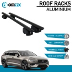 Bare Transversale Volvo V60 [2017 ->] Omtec Aluminiu - Negru - imagine 2