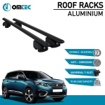 Bare Transversale Peugeot 5008 [2017 ->] Omtec Aluminiu - Negru - imagine 2