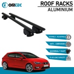 Bare Transversale Seat Leon [2014-2019] Omtec Aluminiu - Negru - imagine 2