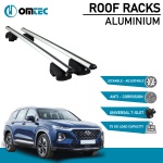 Bare Transversale Hyundai Santa Fe [2019 ->] Omtec Aluminiu - Argintiu - imagine 2