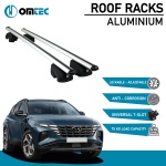 Bare Transversale Hyundai Tucson [2021 ->] Omtec Aluminiu - Argintiu - imagine 2