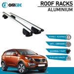 Bare Transversale Kia Sportage [2015 ->] Omtec Aluminiu - Argintiu - imagine 2