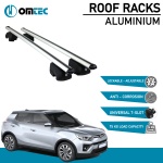 Bare Transversale Ssangyong Tivoli [2020 ->] Omtec Aluminiu - Argintiu - imagine 2