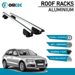 Bare Transversale Audi Q5 [2008-2016] Omtec Aluminiu - Argintiu - imagine 2