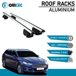 Bare Transversale Ford Mondeo [2014 ->] Omtec Aluminiu - Argintiu - imagine 2