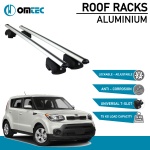 Bare Transversale Kia Soul [2013-2019] Omtec Aluminiu - Argintiu - imagine 2