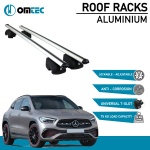 Bare Transversale Mercedes Gla [2020 ->] Omtec Aluminiu - Argintiu