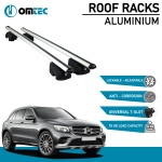 Bare Transversale Mercedes Glc [2015 ->] Omtec Aluminiu - Argintiu - imagine 2