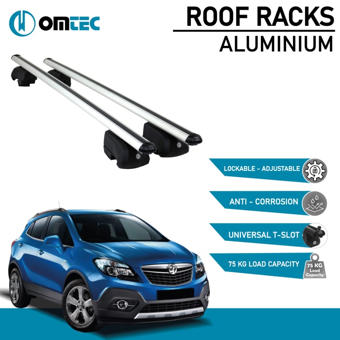 Bare Transversale Opel Mokka [2012-2016] Omtec Aluminiu - Argintiu - imagine 2