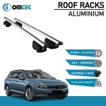 Bare Transversale Volkswagen Passat [2015-2019] Omtec Aluminiu - Argintiu - imagine 2