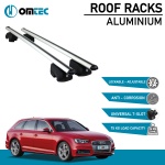 Bare Transversale Audi A4 [2008-2016] Omtec Aluminiu - Argintiu - imagine 2