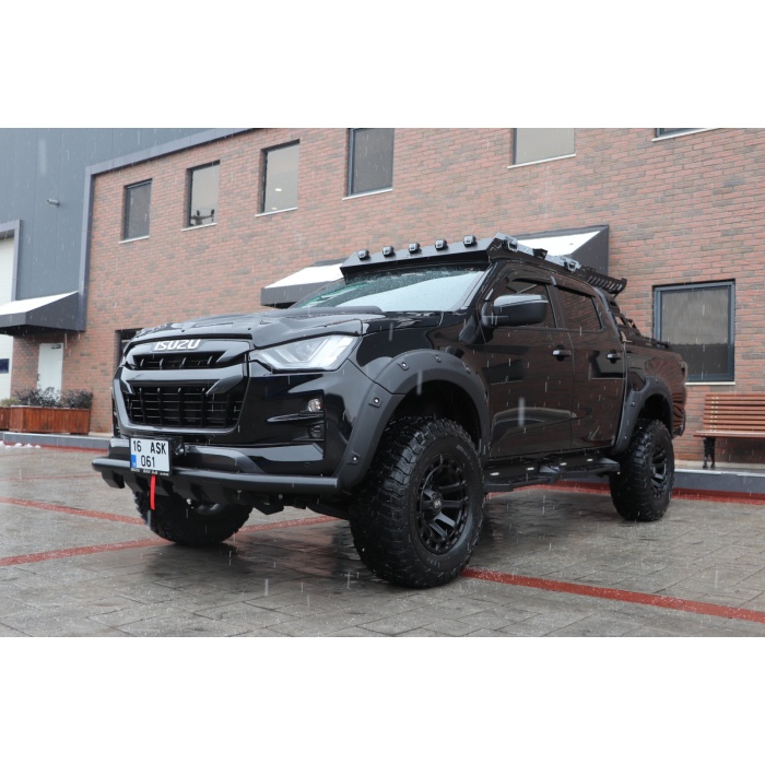 Bara protectie fata Ford Ranger [16/18] ARP CITY Bar Black - imagine 2