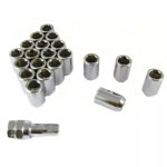 Set Piulite 12x1.25 set 20 buc Argintii Tip Imbus  Japan Racing