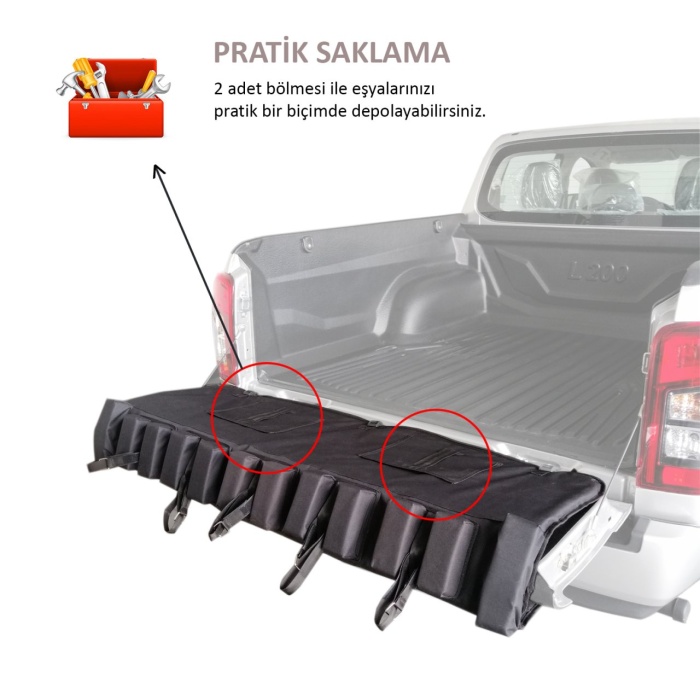 Suport 5 Biciclete pentru bena Pick-up Roxform - imagine 7