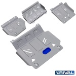 Scut Complet Mitsubishi Pajero Sport / Challenger / Montero Sport, 3,0; 3,2, 2007-2015 Rival, aluminiu 6 mm grosime - imagine 7