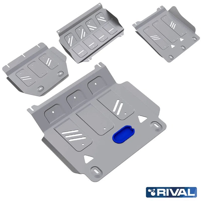 Scut Complet Mitsubishi Pajero Sport / Challenger / Montero Sport, 3,0; 3,2, 2007-2015 Rival, aluminiu 6 mm grosime - imagine 7