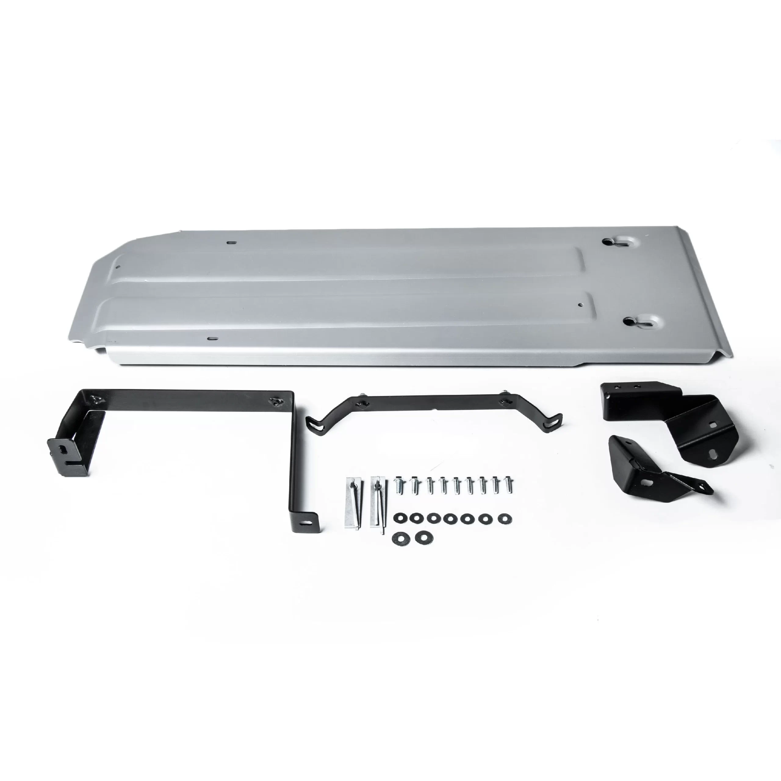 6530c8bc32254d1adb39ef782082e3bf.webp Scut rezervor pentru Nissan Pathfinder R51 motorizare 2,5; 2,5D V6; 3,0 2005-2014, din aluminiu, 4 mm, Rival - imagine 1