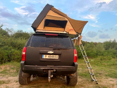 Cort auto de plafon Wild Spirit Fiber Sport kaki 150×220 cm - imagine 5