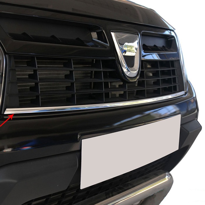 Ornament Grila fata Dacia Duster [2010-2018] Inox Omtec - imagine 4